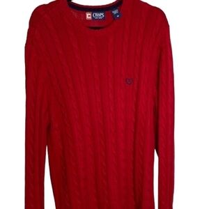 Chaps Cable Knit Vintage Sweater